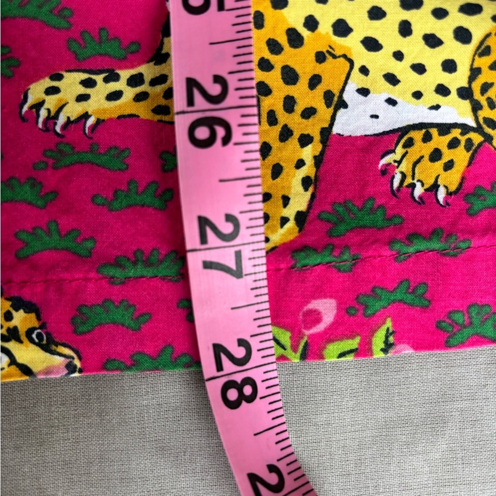 Printfresh Bagheera Leopard Print Pajama Set Pink and Yellow Organic Cotton XL - Picture 7 of 12